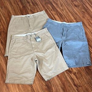 Eddie Bauer Men’s Flat Front Shorts